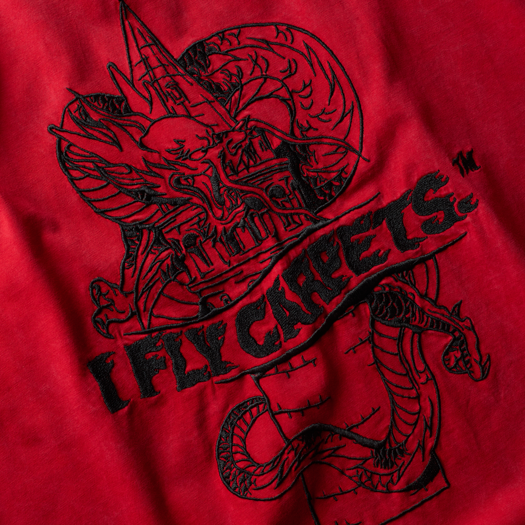 Dragon Embroidered Tee