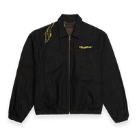 Dragon Embroidered Denim Jacket