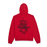 Dragon Embroidered Hooded Zip Up