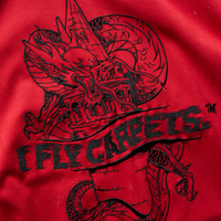 Dragon Embroidered Hooded Zip Up